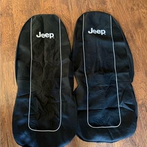 Jeep Black and White Seat Covers